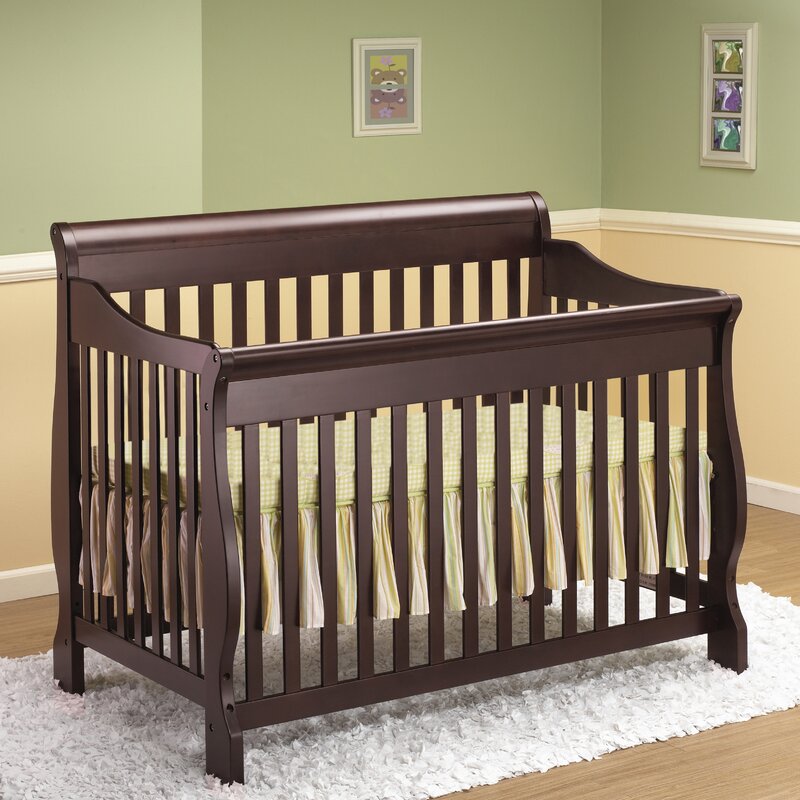 Orbelle Sleigh 4in1 Convertible Crib & Reviews Wayfair